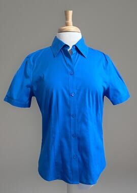 Alex Marie Wrinkle Free Stretch Button Up Top Career Casual Corpcore Sz 10 Nwt
